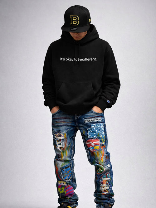 BBL&D “It’s Ok To Be Different” Hoodie – Premium Motivational Streetwear