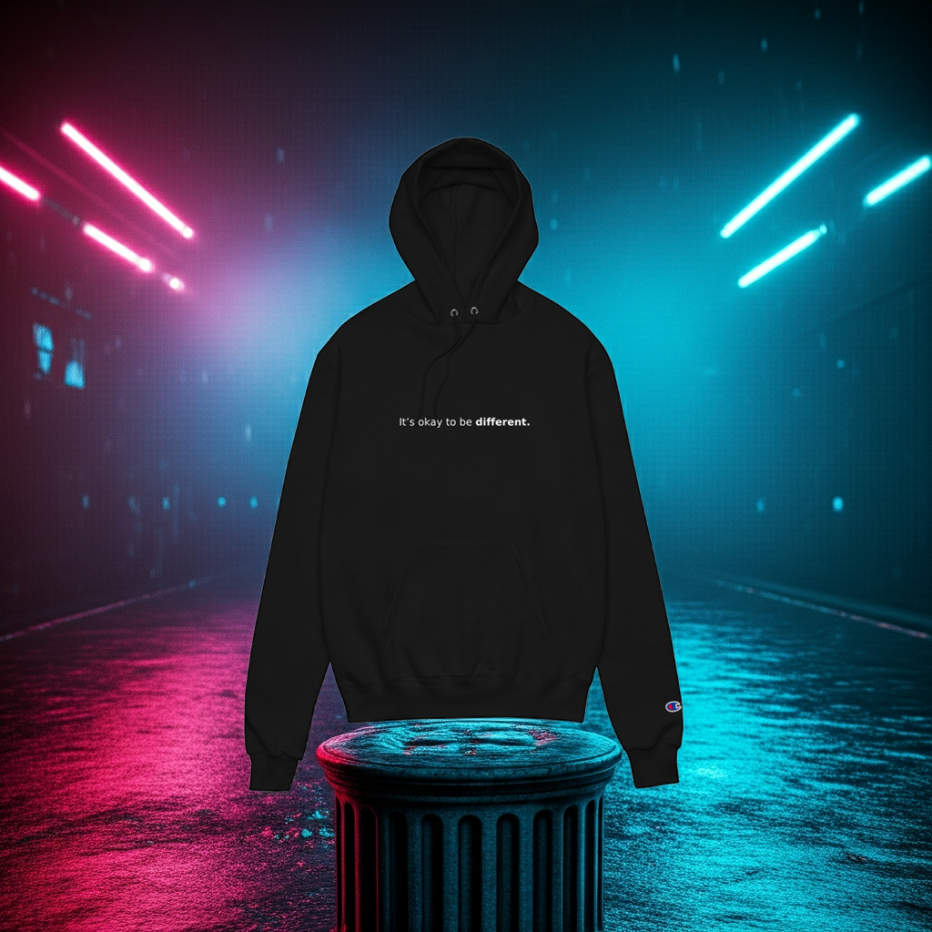 BBL&D “It’s Ok To Be Different” Hoodie – Premium Motivational Streetwear